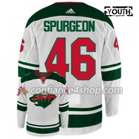 Adidas Maillot de Hockey Minnesota Wild JARED SPURGEON 46 Blanc Authentic - Enfant